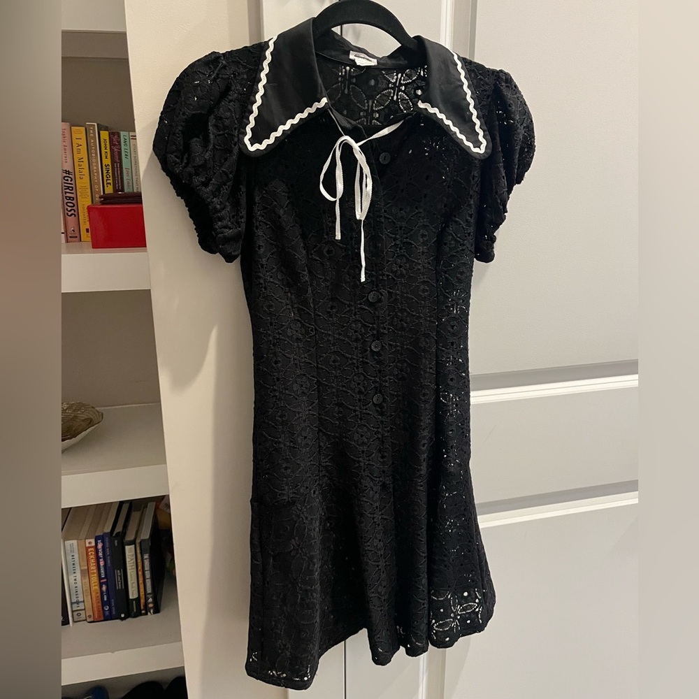 Kimchi Blue Aubrey Lace Collared Mini Dress - Picture 4 of 6